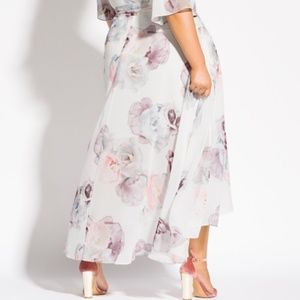 City Chic Rose Bella Maxi Dress M/18